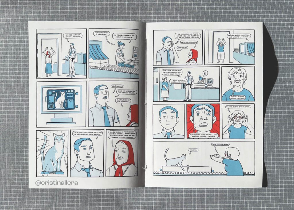 Cómic las Viejas Viajeras de Cristina Llera.