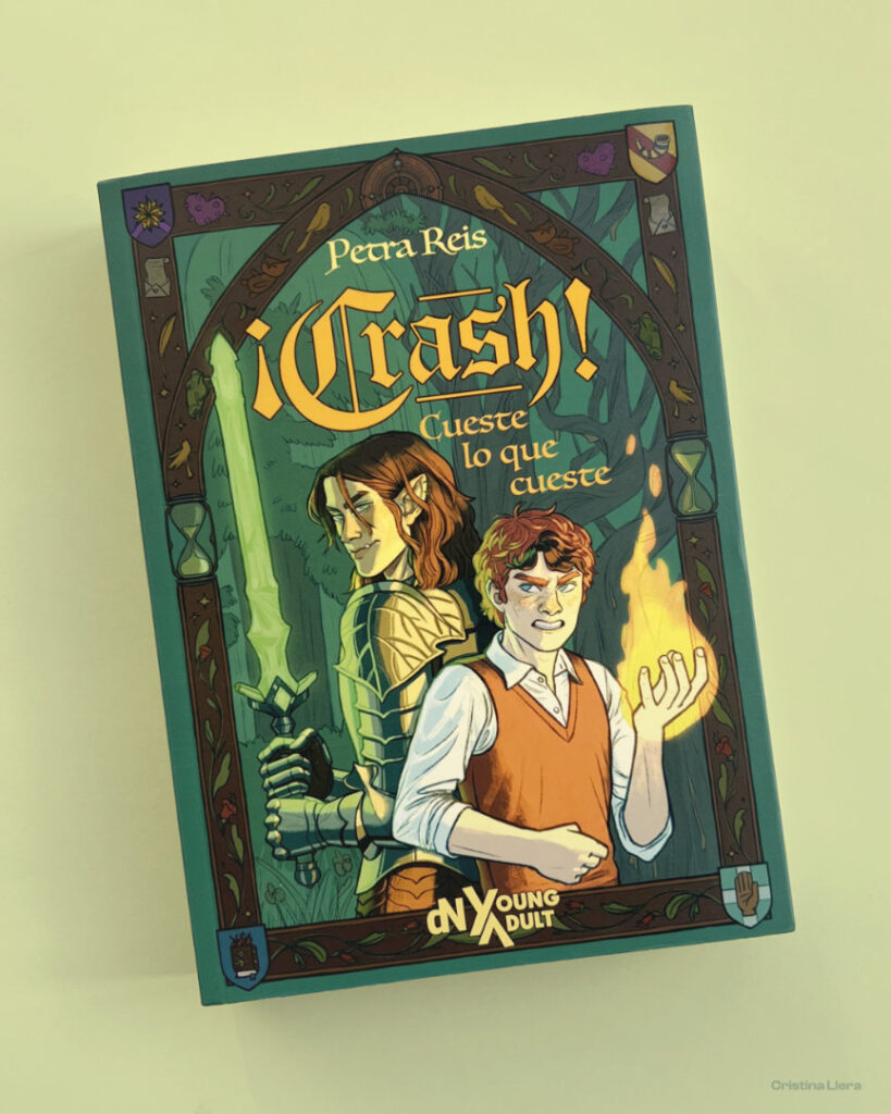 Portada ilustrada para ¡Crash! Cueste lo que cueste