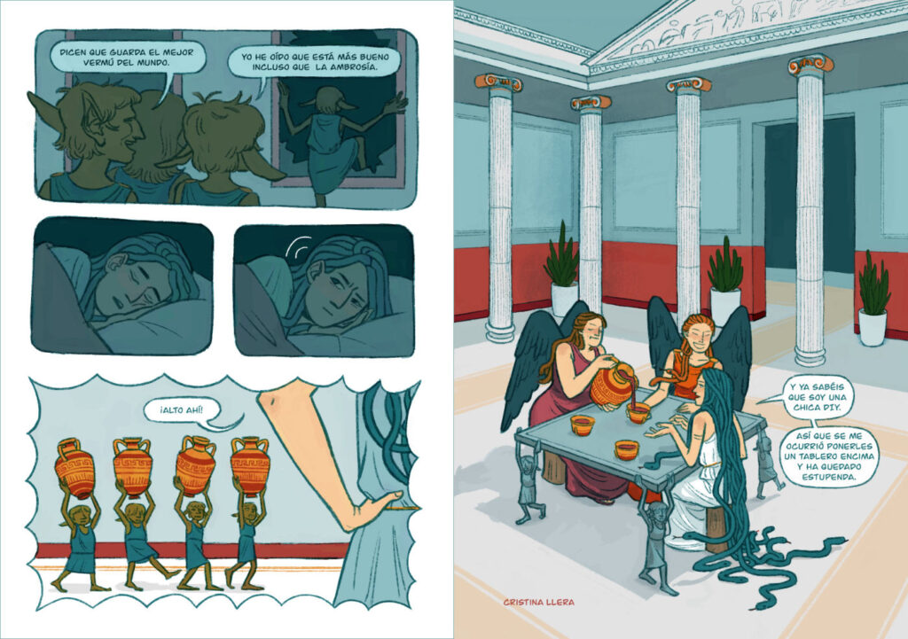 Cómic para el fanzine Zotachi número 6 sobre duendes, medusas y vermú