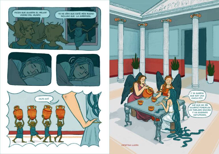 Cómic para el fanzine Zotachi número 6 sobre duendes, medusas y vermú